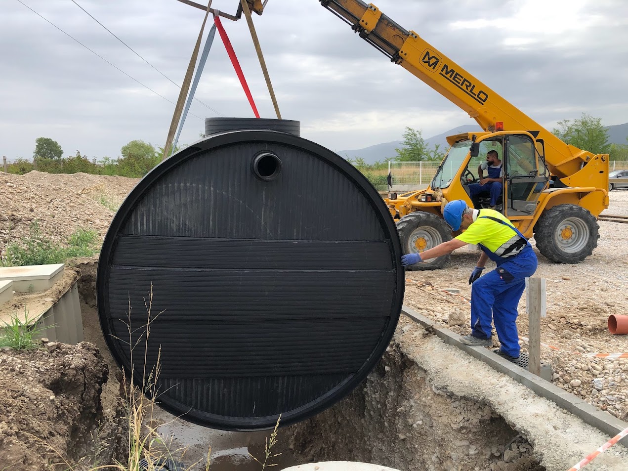 E-VELOX Electrobicycle Plovdiv – site installations and vacuum rainwater systems, гл. Изпълнител ХМЦ АД